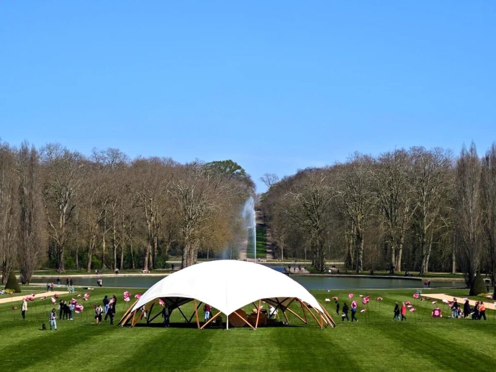 Dome géodésique bois location