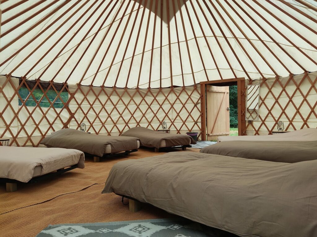 Glamping yourte