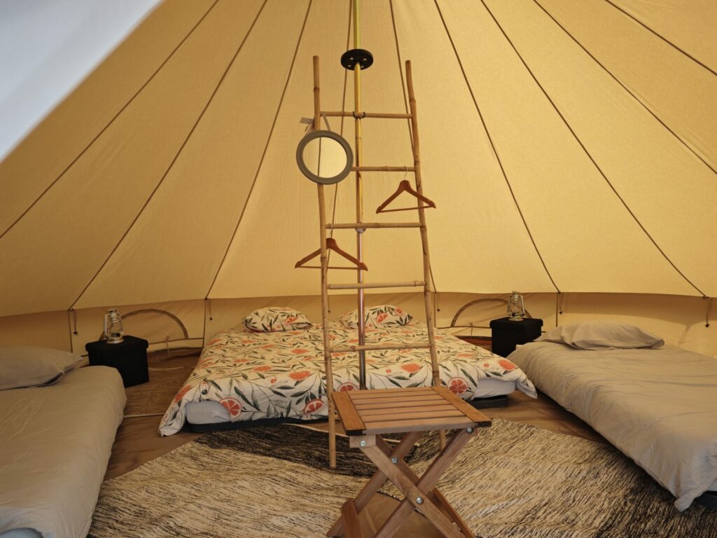 Tentes hébergement luxe