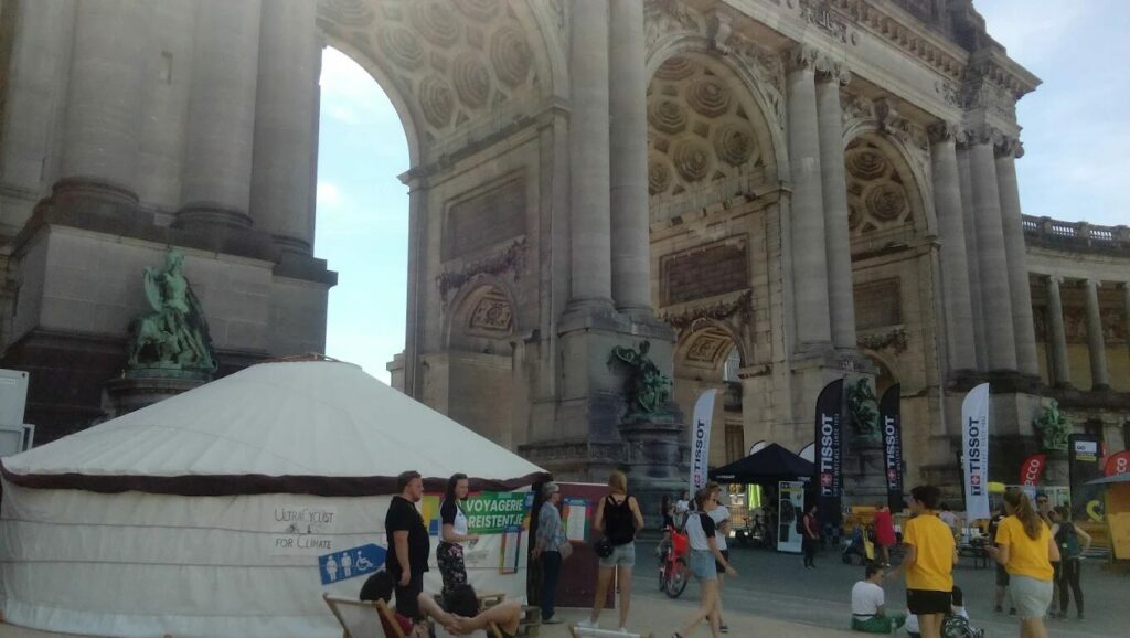 Yourte evenement public